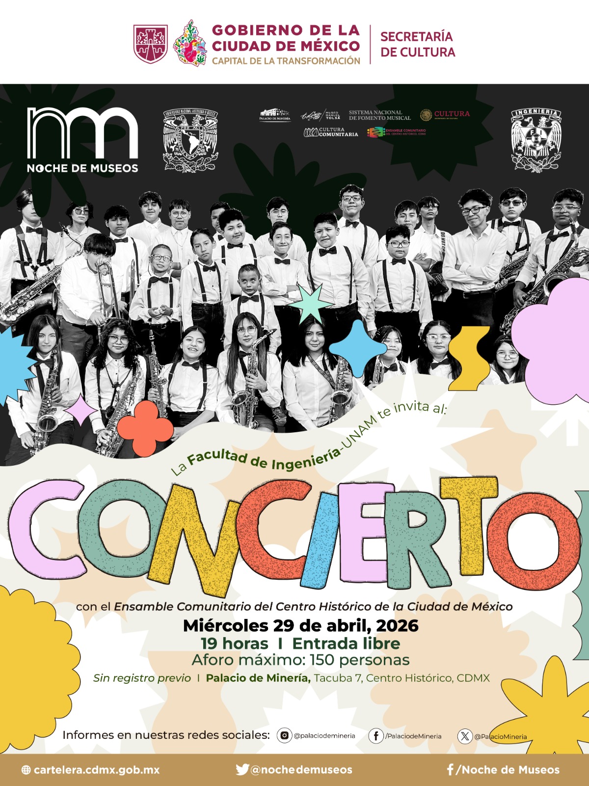 Noche de museos Palacio de Minería